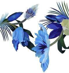 Two blue tulips (Hiroyuki Izutsu) - Muzeo.com