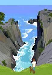 Walking with dogs on the Rias coast (Hiroyuki Izutsu) - Muzeo.com