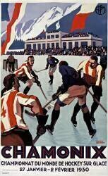 Chamonix, championnat du monde de hockey sur glace (Roger Broders) - Muzeo.com