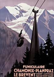 Funiculaire Chamonix-Planpraz (Roger Broders) - Muzeo.com