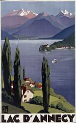 Lac d'Annecy (Roger Broders) - Muzeo.com