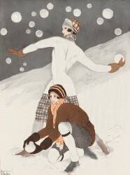 Sports d'hiver : La Vie Parisienne (Louis Denis-Valverane) - Muzeo.com