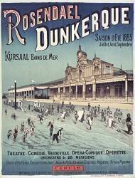 Rosendael. Dunkerque. Kursaal, Bains de mer. Saison d'été 1885 (Imprimerie Emile Lévy (Paris)) - Muzeo.com