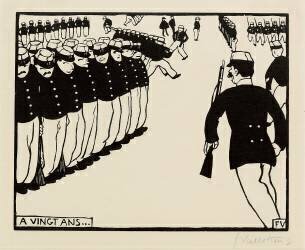 A Vingt Ans... (Félix Vallotton) - Muzeo.com
