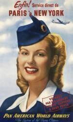 Affiche pour Pan American World Aiwaves (anonyme) - Muzeo.com