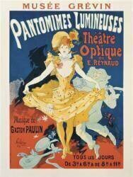 Affiche pour Pantomines lumineuses, musée Grévin (Jules Chéret) - Muzeo.com