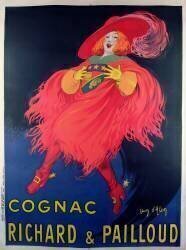 Affiche publicitaire cognac distillée par Richard & Pailloud (Jean D'Ylen) - Muzeo.com