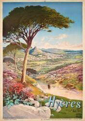 Affiche publicitaire Hyères (Hugo d'Alesi) - Muzeo.com