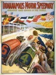 Affiche publicitaire sur l'autoroute d'Indianapolis (anonyme) - Muzeo.com