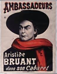 Ambassadeurs. Aristide Bruant dans son cabaret (anonyme) - Muzeo.com