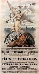 Appel aux nations 1888. Mai-octobre. Bruxelles. Grand Concours international Belgique... (Paul Belloguet) - Muzeo.com