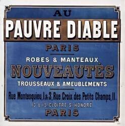 Au Pauvre Diable. Paris. Robes & manteaux, nouveautés... (anonyme) - Muzeo.com