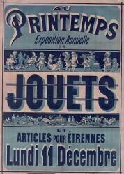 Au Printemps : Exposition annuelle de jouets et articles pour étrennes (Jules Chéret) - Muzeo.com