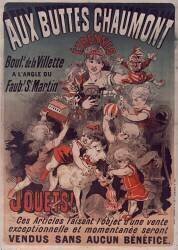 Aux Buttes-Chaumont : Jouets (Jules Chéret) - Muzeo.com