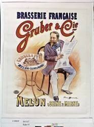 Brasserie française Gruber & Cie. Melun (Seine & Marne) (Firmin Bouisset) - Muzeo.com