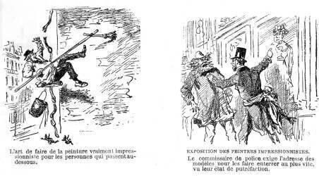 Caricature à propos d'un Peintre Impressionniste (anonyme) - Muzeo.com