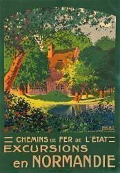 Chemins de Fer de l'État - Excursions en Normandie (Henri de Renaucourt) - Muzeo.com