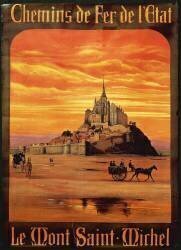 Chemins de Fer de l’Etat. Le Mont Saint Michel (anonyme) - Muzeo.com