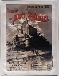 Chemins de fer de l'Ouest. Excursion au Mont St Michel (Gustave Fraipont) - Muzeo.com