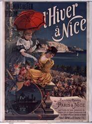 Chemins de fer P. L. M. L'Hiver à Nice (Hugo d'Alesi) - Muzeo.com