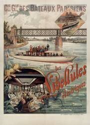 Cie Gle des bateaux parisiens. Les libellules électriques (Hugo d'Alesi) - Muzeo.com