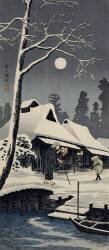 Clair de lune sur la neige (Takahashi Hiroaki) - Muzeo.com