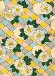 Colour woodblock print of Chrysanthemum Blossoms (anonyme) - Muzeo.com