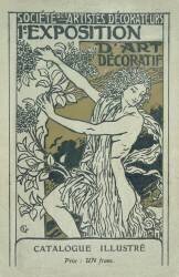 Couverture du catalogue de la 1ère exposition d'art décoratif à Paris (Eugène Grasset) - Muzeo.com