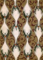 Cranes Flying in an Abstract Pattern (anonyme) - Muzeo.com
