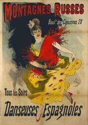 Danseuses Espagnoles au Boulevard des Capucines (Jules Chéret) - Muzeo.com