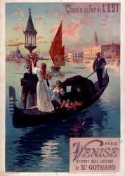 De Paris à Venise par Belfort - Chemin de fer de l'Est (Hugo d'Alesi) - Muzeo.com