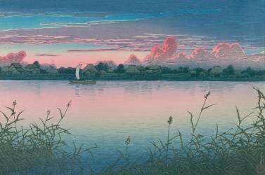 Début de l'automne à Urayasu (Hasui Kawase) - Muzeo.com