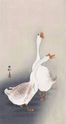 Deux oies (Ohara Koson) - Muzeo.com