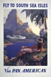 Fly to South Sea isles via Pan American (anonyme) - Muzeo.com