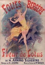 Folies-Bergère : Fleur de Lotus (Jules Chéret) - Muzeo.com