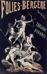 Folies-Bergère. Tous les soirs tableaux vivants (Imprimerie Emile Lévy (Paris)) - Muzeo.com