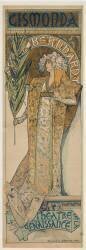 Gismonda. Sarah Bernhardt. Théatre de La Renaissance. (Alfons Mucha) - Muzeo.com