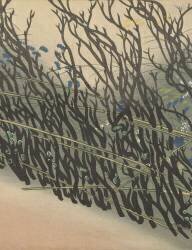 Haie avec des fleurs d'automne (Kamisaka Sekka) - Muzeo.com