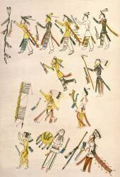 Indian Wars, battle of the Little Bighorn : dead Sioux, (Red Horse) - Muzeo.com