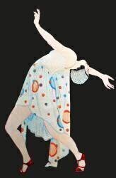 Japan: Art Deco 'moga' or 'modern girl' dancing (Kobayakawa Kiyoshi) - Muzeo.com