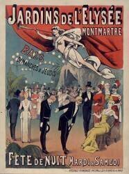 Jardins de l'Elysée Montmartre. Bal dimanche et jeudis (anonyme) - Muzeo.com