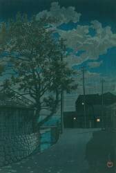 Kamezaki dans la province d'Owari (Hasui Kawase) - Muzeo.com