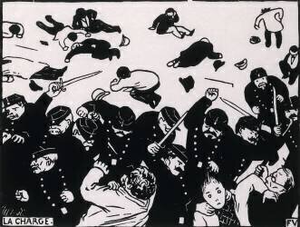 La charge (Félix Vallotton) - Muzeo.com