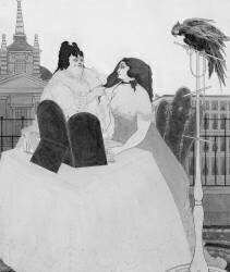 La Dame à la coiffeuse (Aubrey Beardsley) - Muzeo.com