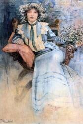 La Femme de l'artiste (Alfons Mucha) - Muzeo.com