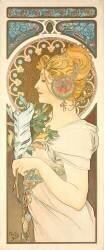 La Plume (Alfons Mucha) - Muzeo.com