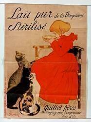 Lait pur de la Vingeane stérilisé (Théophile Alexandre Steinlen) - Muzeo.com