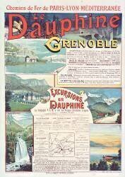 Le Dauphiné, chemins de fer de Paris-Lyon-Méditerranée (anonyme) - Muzeo.com