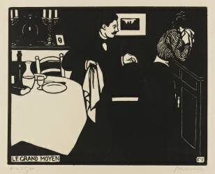 Le grand moyen (Félix Vallotton) - Muzeo.com