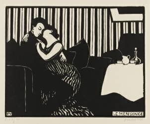 Le mensonge (Félix Vallotton) - Muzeo.com